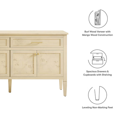Elysian 62" Wood Sideboard by Furniture For America