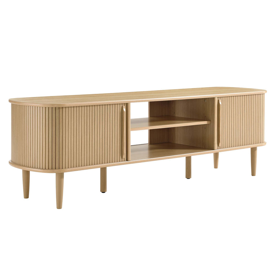 Gorse 63" Wood TV Stand in Oak