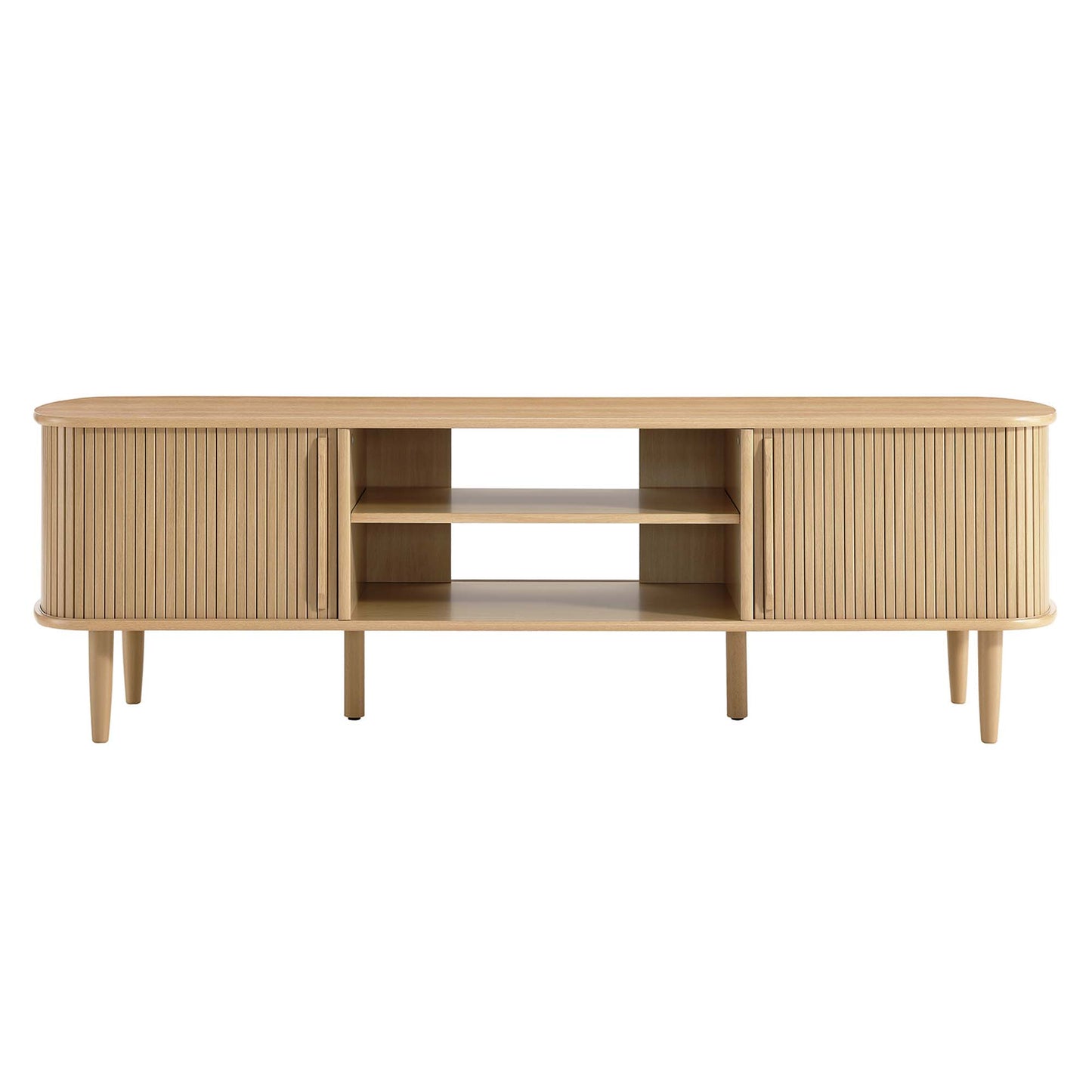 Contour 63" Wood TV Stand by Furniture For America