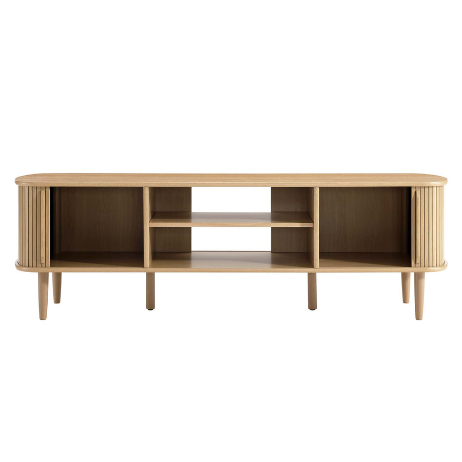 Gorse 63" Wood TV Stand in Oak