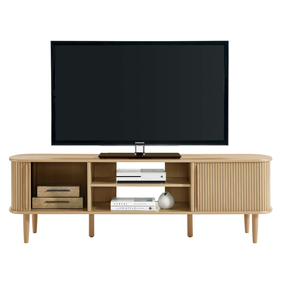 Gorse 63" Wood TV Stand in Oak