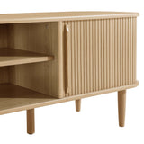 Gorse 63" Wood TV Stand in Oak