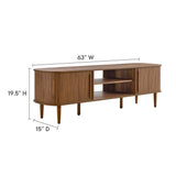 Gorse 63" Wood TV Stand in Walnut
