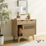 Vera Cat Cabinet in Oak