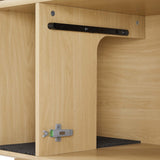 Vera Cat Cabinet in Oak