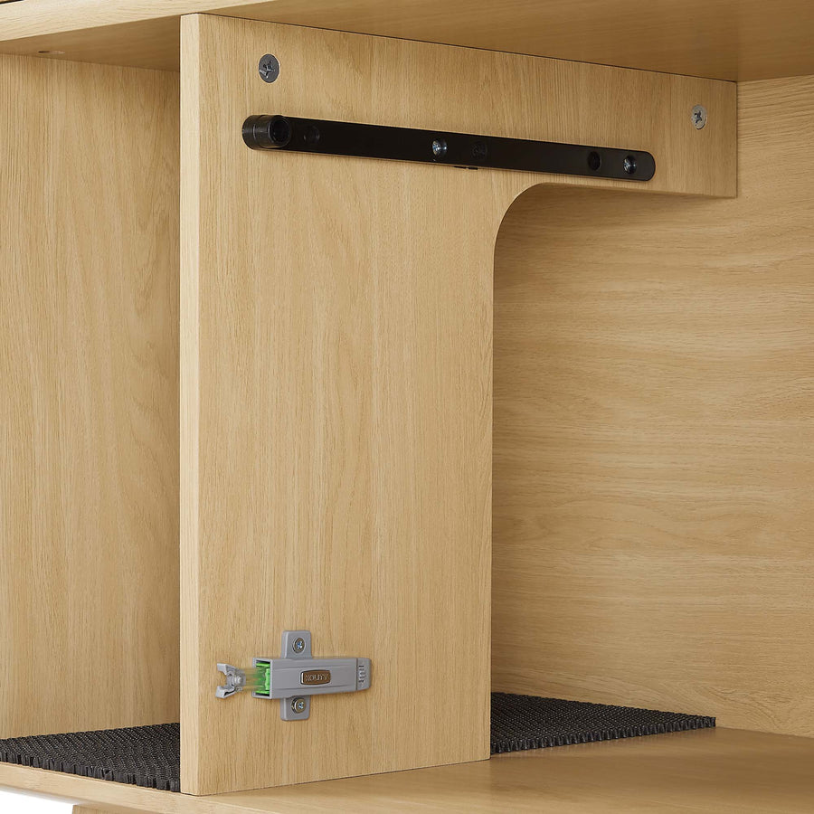 Vera Cat Cabinet in Oak