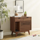 Vera Cat Cabinet in Walnut