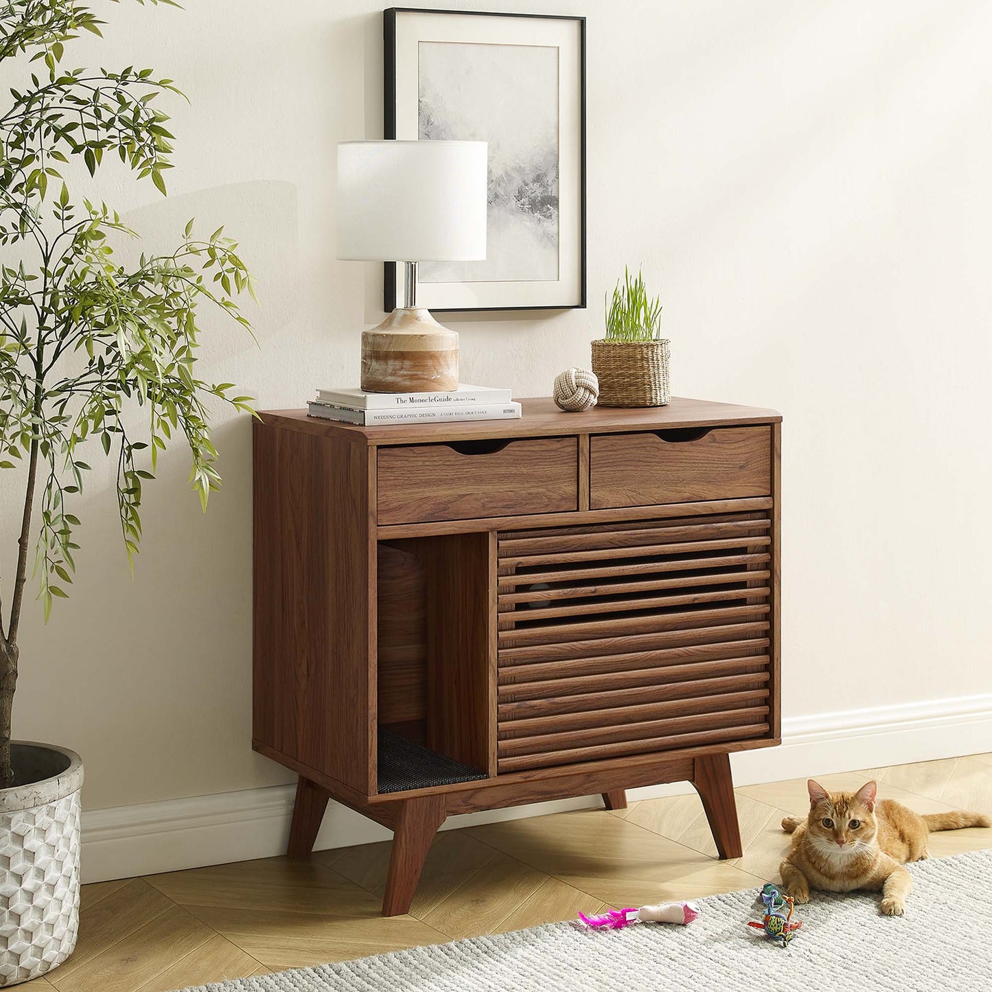 Render Cat Cabinet by Furniture For America