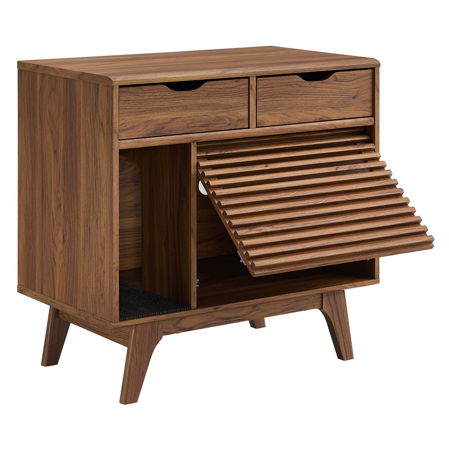 Vera Cat Cabinet in Walnut