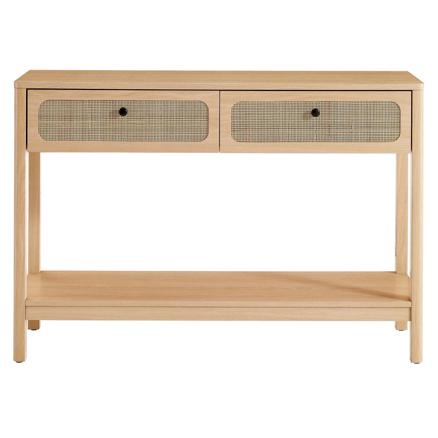 Chaucer Wood Entryway Console Table by Furniture For America