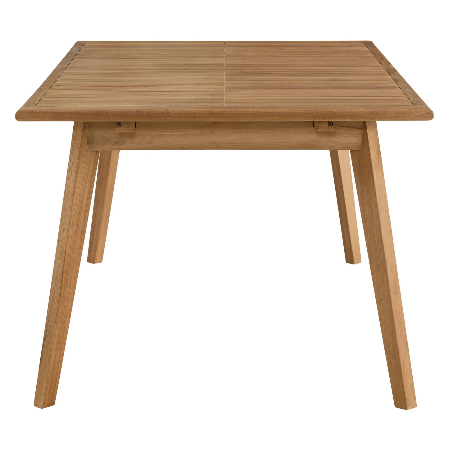 Vienna Outdoor Patio Teak Wood Extendable Dining Table by Furniture For America