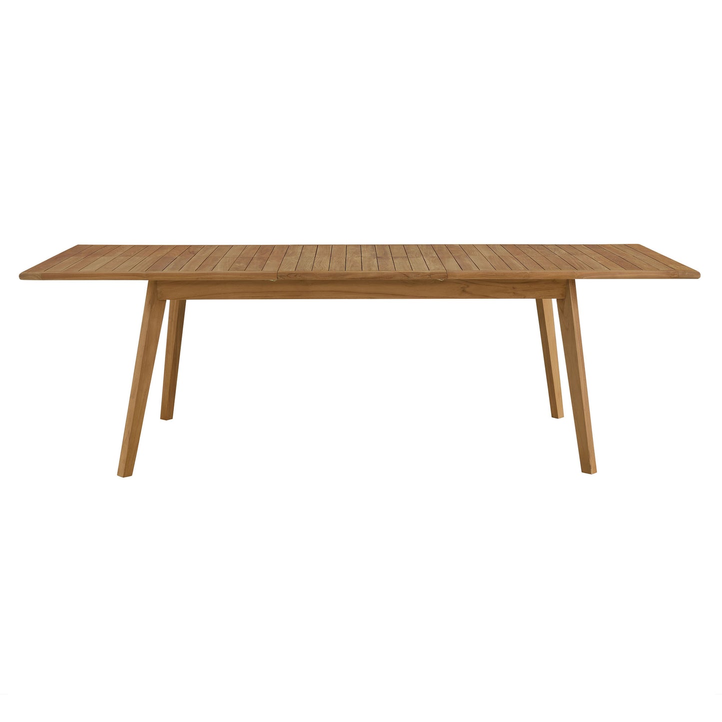 Vienna Outdoor Patio Teak Wood Extendable Dining Table by Furniture For America
