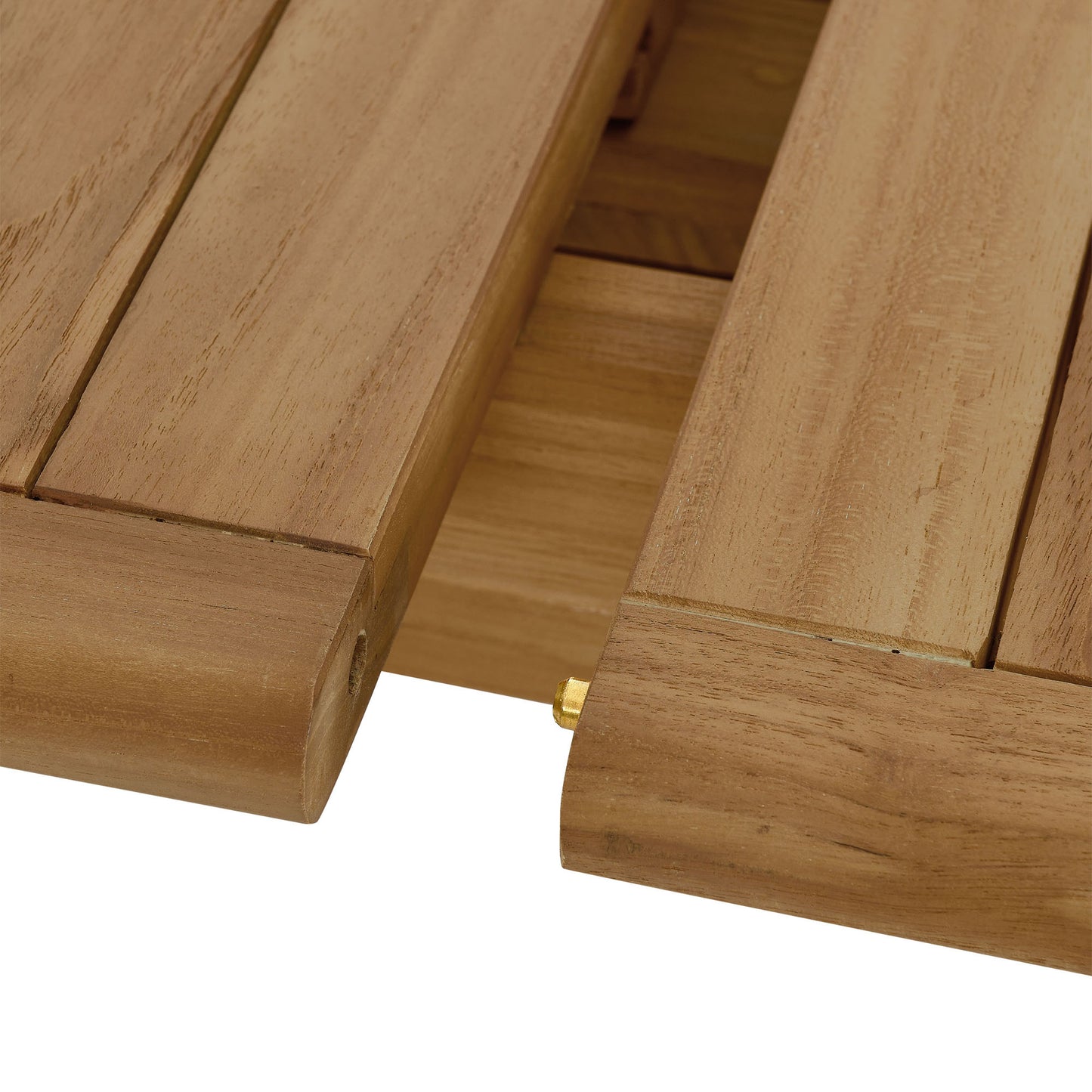 Vienna Outdoor Patio Teak Wood Extendable Dining Table by Furniture For America