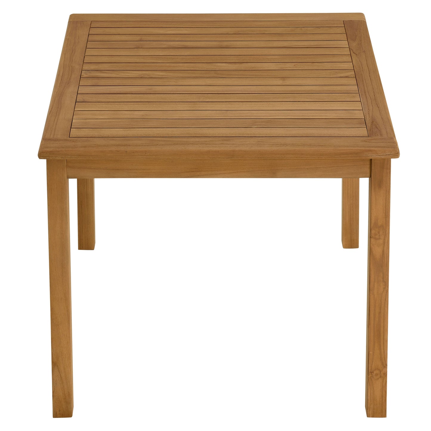 Vienna 34" Square Outdoor Patio Teak Wood Dining Table by Furniture For America