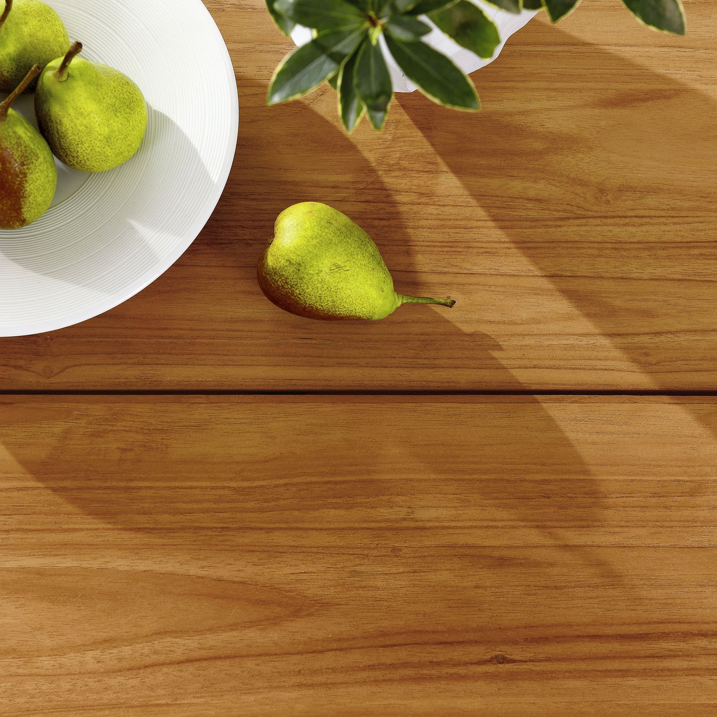 Vienna 46" Square Outdoor Patio Teak Wood Dining Table by Furniture For America