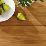 Nova 46" Square Outdoor Patio Teak Wood Dining Table in Natural