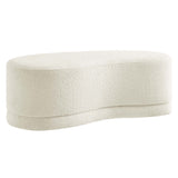 Alesund 48" Upholstered Ottoman Bench in Cream