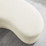 Alesund 48" Upholstered Ottoman Bench in Cream