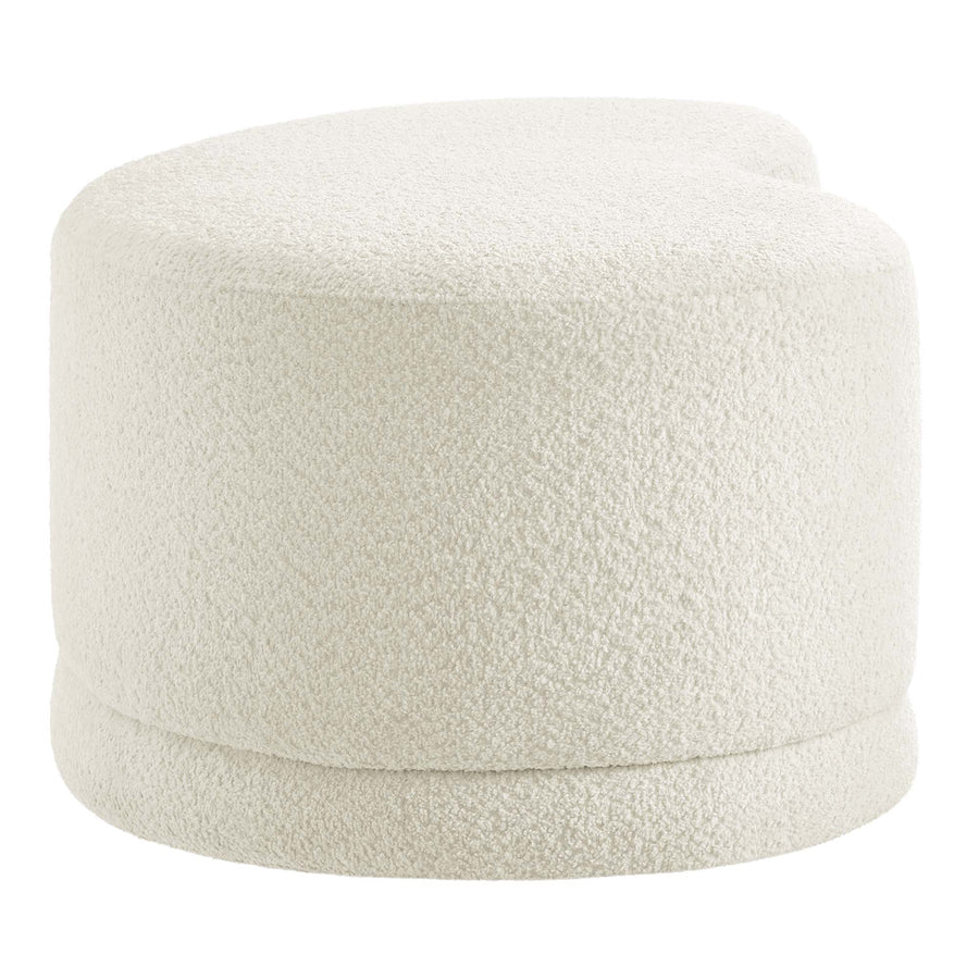 Alesund 48" Upholstered Ottoman Bench in Cream
