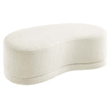 Alesund 48" Upholstered Ottoman Bench in Cream