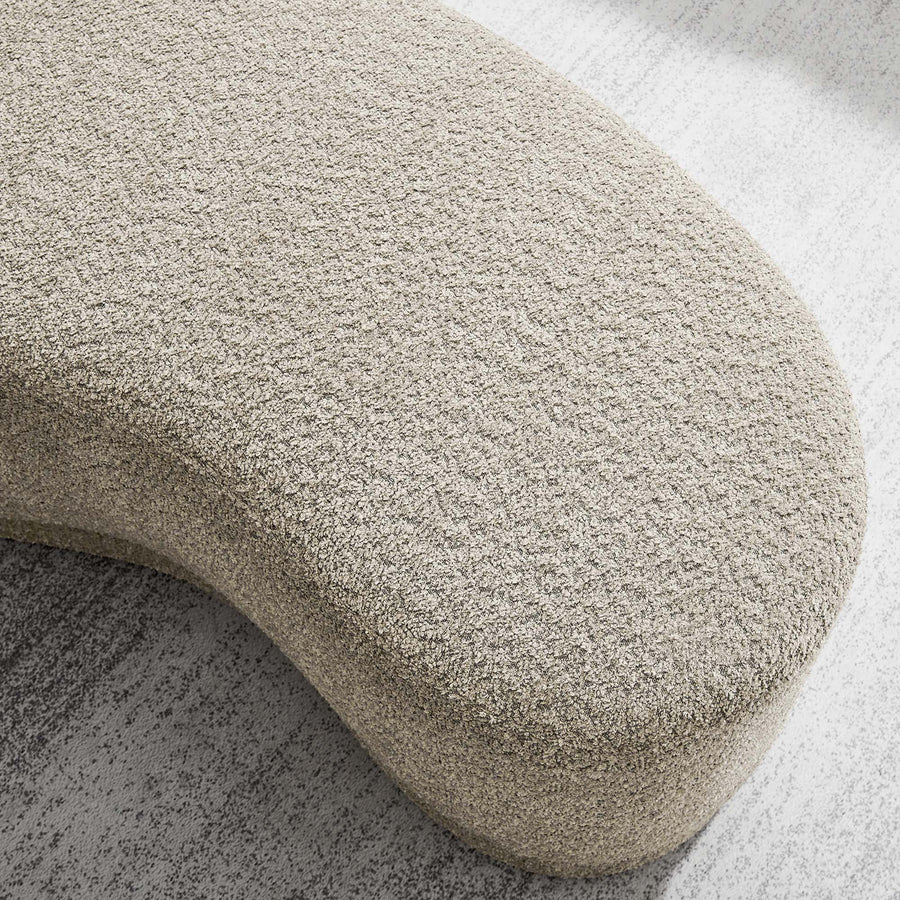 Alesund 48" Upholstered Ottoman Bench in Oat