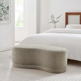 Alesund 48" Upholstered Ottoman Bench in Oat