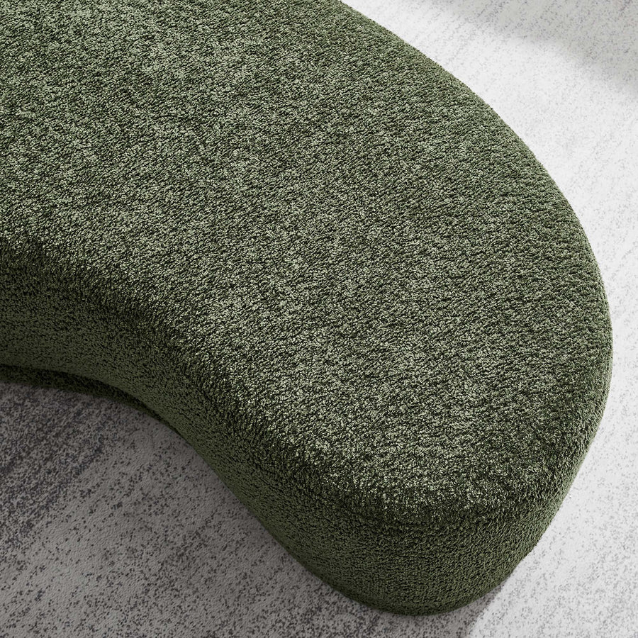 Alesund 48" Upholstered Ottoman Bench in Sage