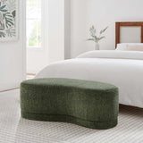 Alesund 48" Upholstered Ottoman Bench in Sage