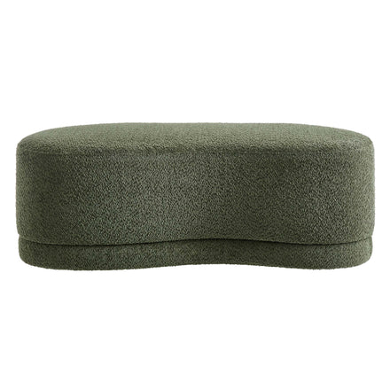 Nimbus 48" Upholstered Ottoman Bench in Sage