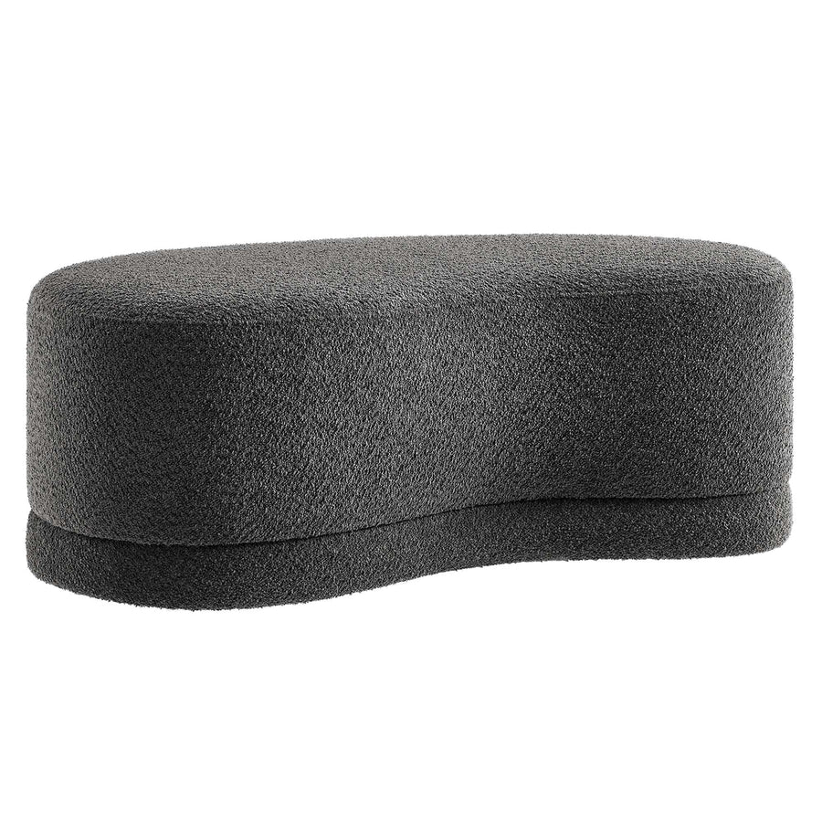 Alesund 48" Upholstered Ottoman Bench in Cast Slate