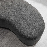 Alesund 48" Upholstered Ottoman Bench in Cast Slate