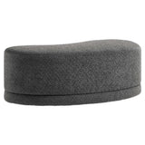 Alesund 48" Upholstered Ottoman Bench in Cast Slate
