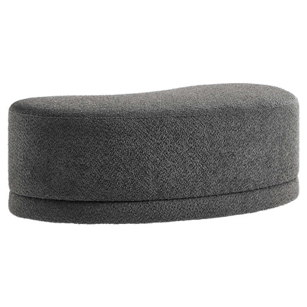 Nimbus 48" Upholstered Ottoman Bench in Cast Slate