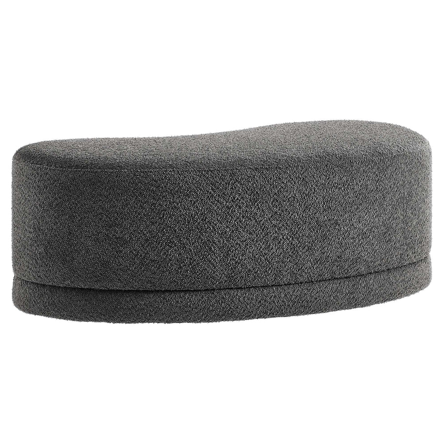 Alesund 48" Upholstered Ottoman Bench in Cast Slate