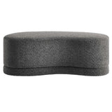 Alesund 48" Upholstered Ottoman Bench in Cast Slate