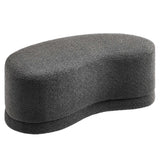 Alesund 48" Upholstered Ottoman Bench in Cast Slate
