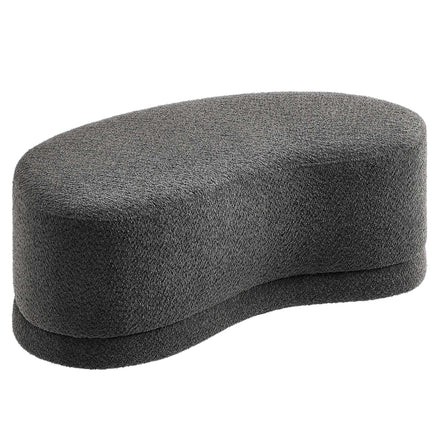 Nimbus 48" Upholstered Ottoman Bench in Cast Slate