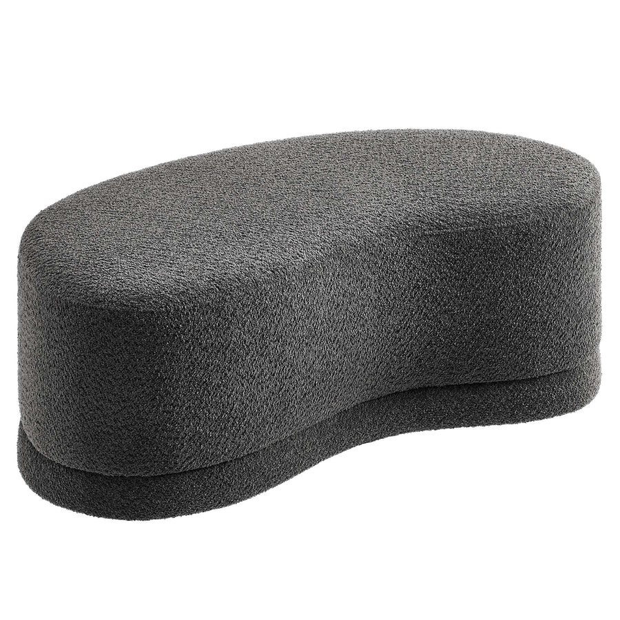 Alesund 48" Upholstered Ottoman Bench in Cast Slate