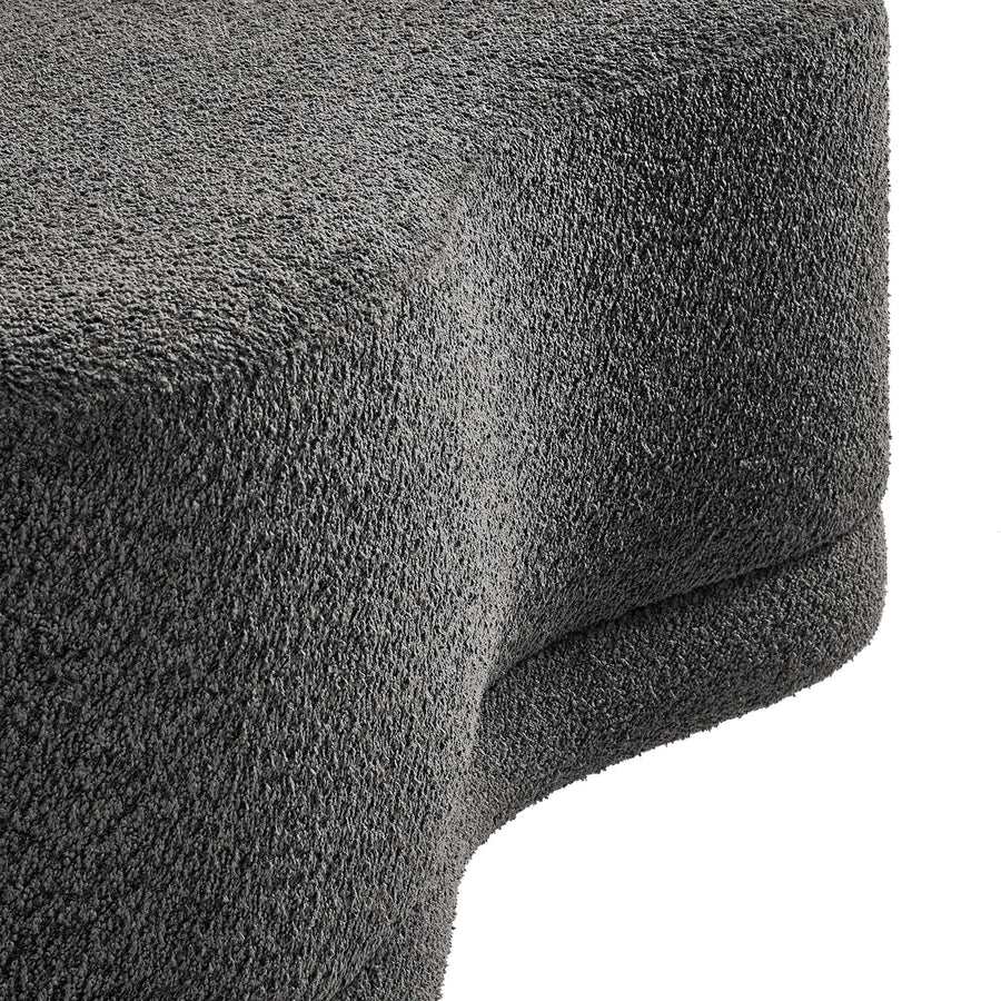 Alesund 48" Upholstered Ottoman Bench in Cast Slate