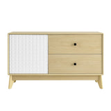 Maderuelo 43" Wood Grain Accent Cabinet in Natural White