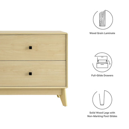 Nectar 43" Wood Grain Accent Cabinet by Furniture For America