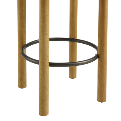 Fable Boucle Fabric Counter Stools Set of 2 by Furniture For America