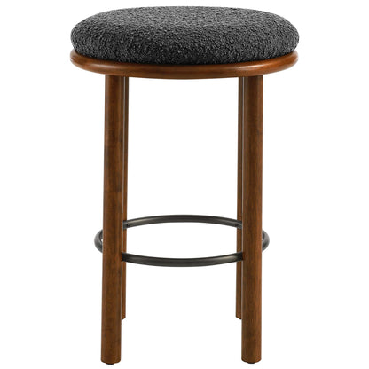 Fable Boucle Fabric Counter Stools Set of 2 by Furniture For America