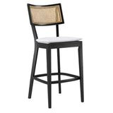 Bough Wood Bar Stools Set of 2 in Black White