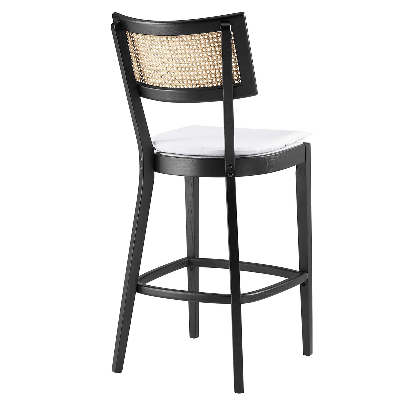 Bough Wood Bar Stools Set of 2 in Black White