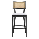 Bough Wood Bar Stools Set of 2 in Black White