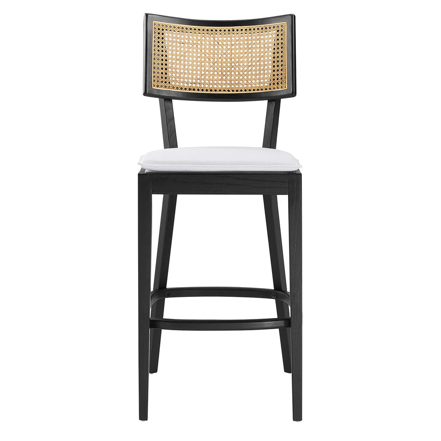 Bough Wood Bar Stools Set of 2 in Black White