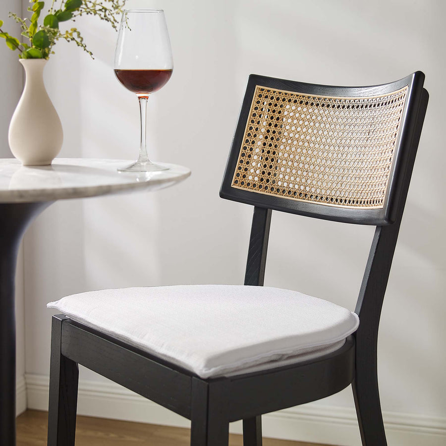 Bough Wood Bar Stools Set of 2 in Black White