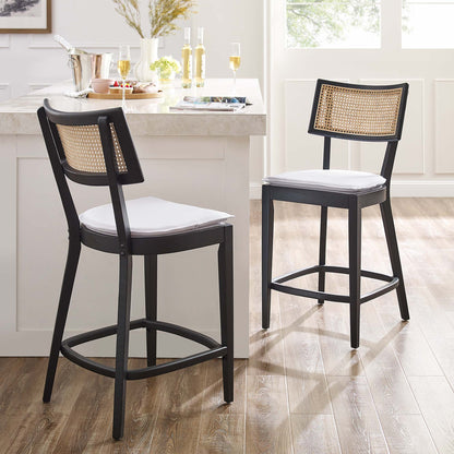 Caledonia Wood Bar Stools Set of 2 by Furniture For America