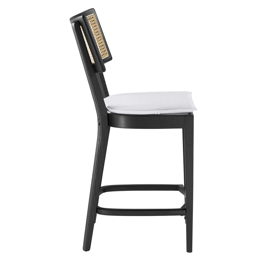 Bough Wood Counter Stools Set of 2 in Black White